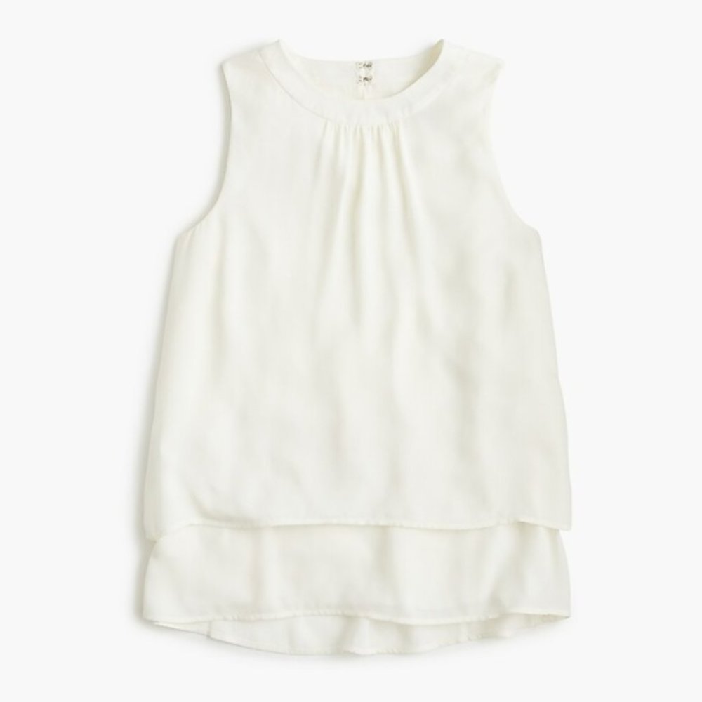Drapey top in recycled poly